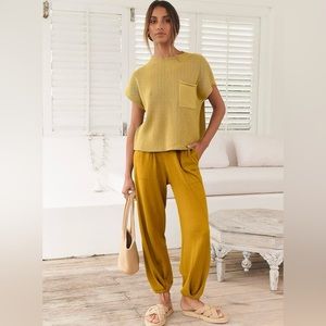 ANRABESS Women's Two Piece Outfits Sweater Sets Knit